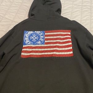 Chrome hearts American flag hoodie